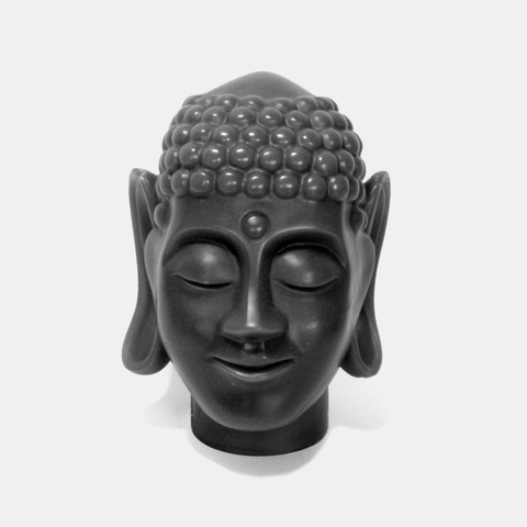 Buddha candle - in black soy wax - made in france - bougie bouddha en cire de soja noire - darksails