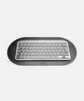 Tapis de clavier cuir noir pour claviers compacts, surface stable