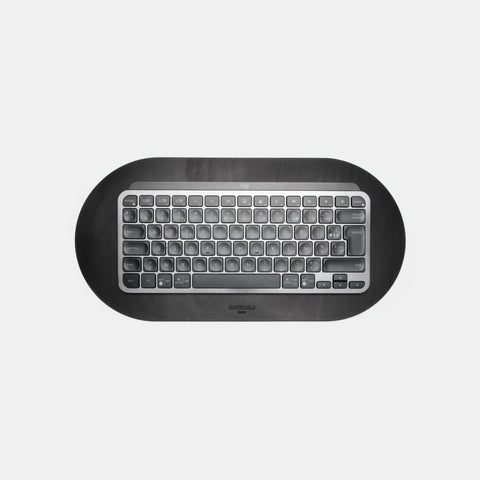 Tapis de clavier cuir avec Logitech MX Keys Mini compact