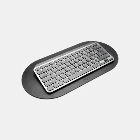 Tapis de clavier cuir sans couture, découpé d'une seule pièce