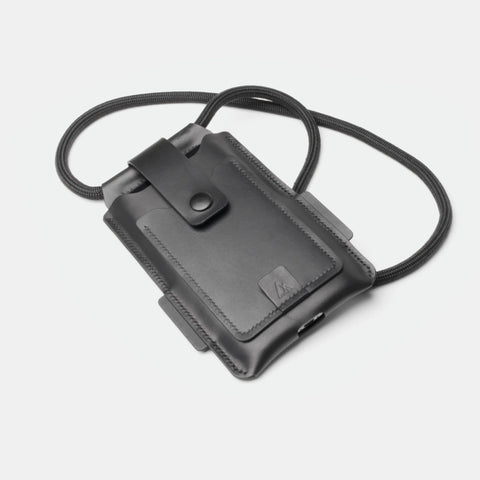 Étui téléphone tour de cou pour homme, cordon paracorde tressé